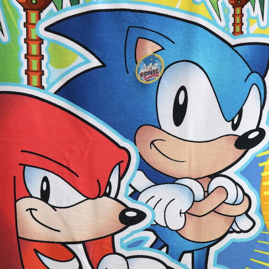 Sonic Kids' Beach Towel Microfiber Fast Dry 70x140cm Ye18226 Multicolor 70x140cm