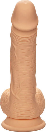 Calexotics Glass Dildo with Balls and Suction Cup Flesh 16cm