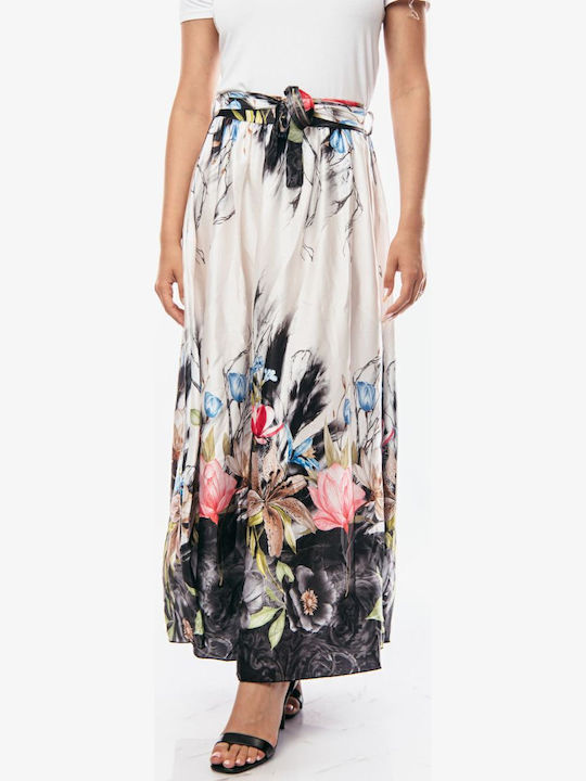 High-waisted Maxi Skirt Black