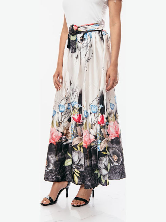 High-waisted Maxi Skirt Black