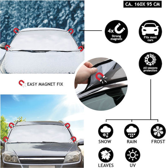 ArteLibre Protecție Exterioară Parbriz Auto 160x95 cm