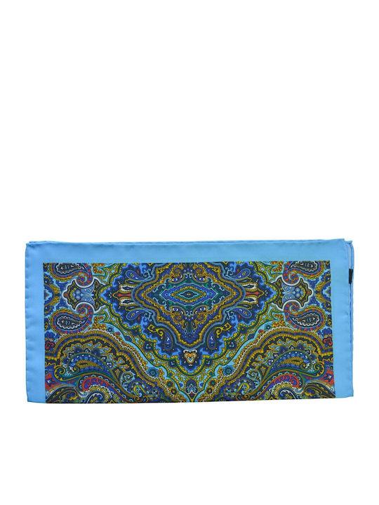 Men's Silky Handkerchief Blue