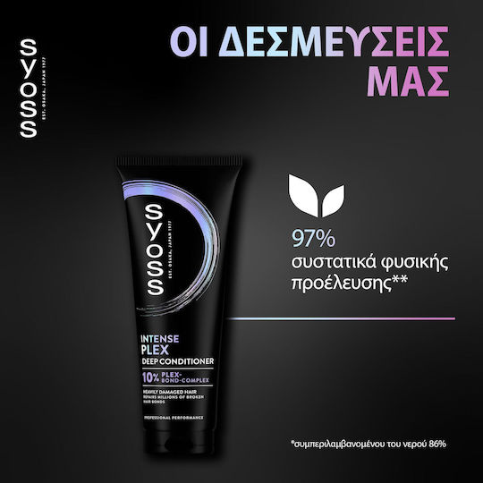 Syoss Deep Intense Balsam Reconstrucție/Nutriție pentru Electrizat Păr 250ml