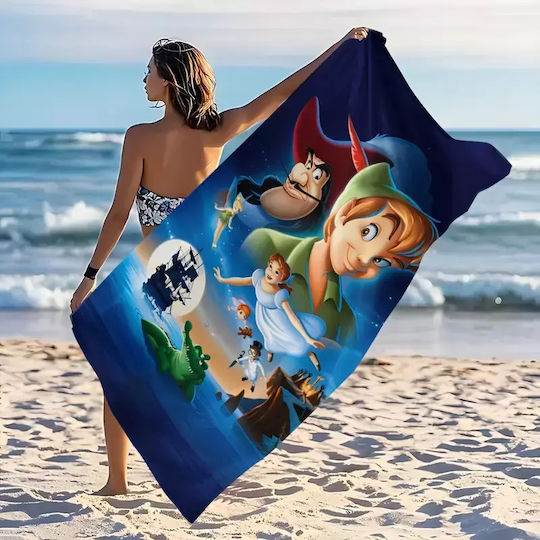 By Queen Beach Towel Blue 100x60cm.
