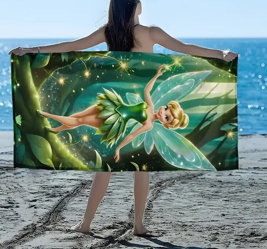 By Queen Πετσέτα Θαλάσσης Πράσινη 100x60εκ.