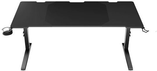 Γραφείο Gaming Holm με LED 160x70x75εκ. Μαύρο