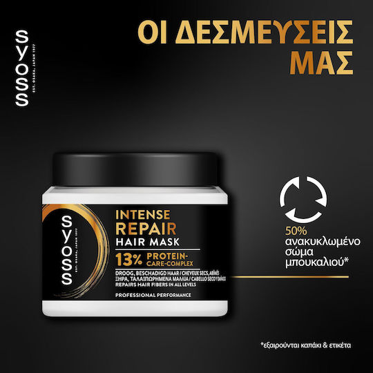 Syoss Intense Repair Маска за коса за Възстановяване 400мл