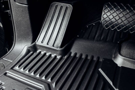 Frogum Set of Front and Rear Mats 4pcs Tray Type for Opel Meriva 2010-2017 Black