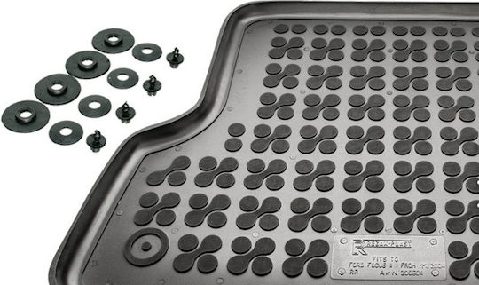 Rezaw Plast Set of Front and Rear Mats 4pcs for Audi e-tron 2021+ Black