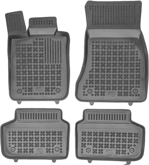 Rezaw Plast Set of Front and Rear Mats 4pcs for BMW Series 7 2015+ Black