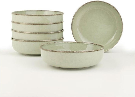 Kutahya Porselen Green Porcelain Dinnerware Set 18pcs
