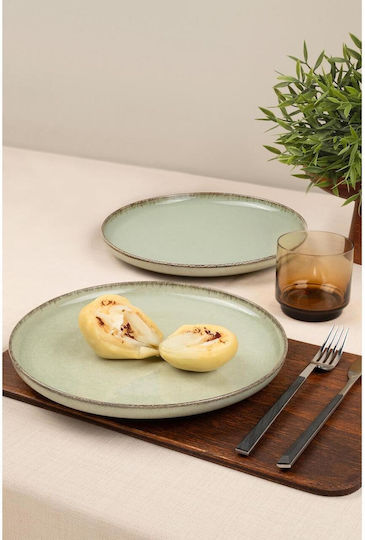 Kutahya Porselen Green Porcelain Dinnerware Set 18pcs