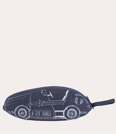 Tucano Schizzo Glasses Pouch Car Unicolor Black Blue Bsczhgp-art-car-b