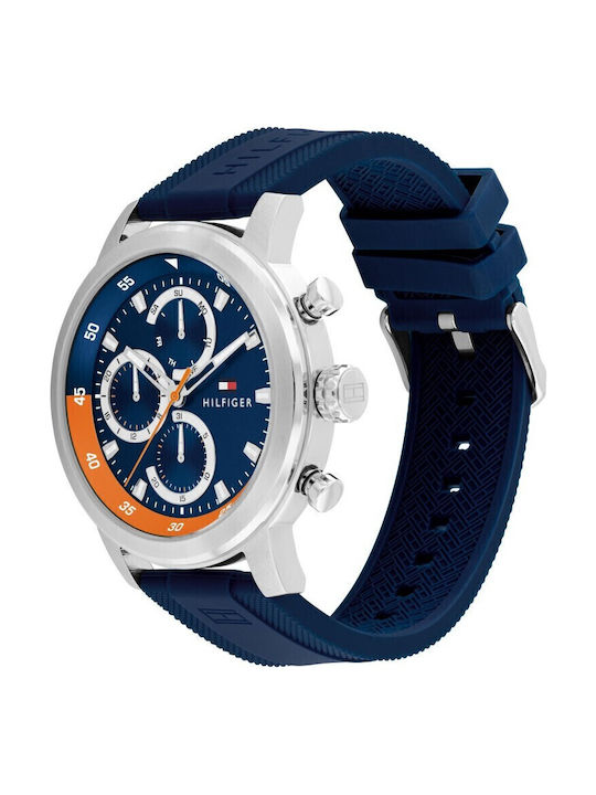 Rocky Мъжки Часовник Хронограф На Батерия Син Неръждаем Стоманен Гривна