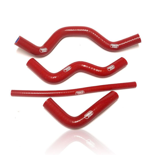 Set Coliere Motor Motocicletă din Silicon pentru Honda GTR 150 Roșu