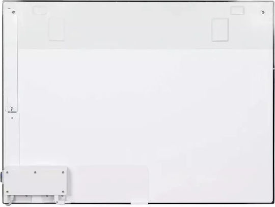 Eurom Panouri de încălzire cu infraroșu Perete Sticlă 600W Argint 60x80cm