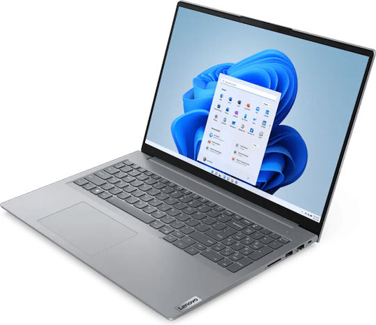 ThinkBook 16 Gen 7 16" IPS FHD+ (Ryzen 5-7535HS/16GB/512GB SSD/W11 Pro) Arctic Grey (GR Keyboard)