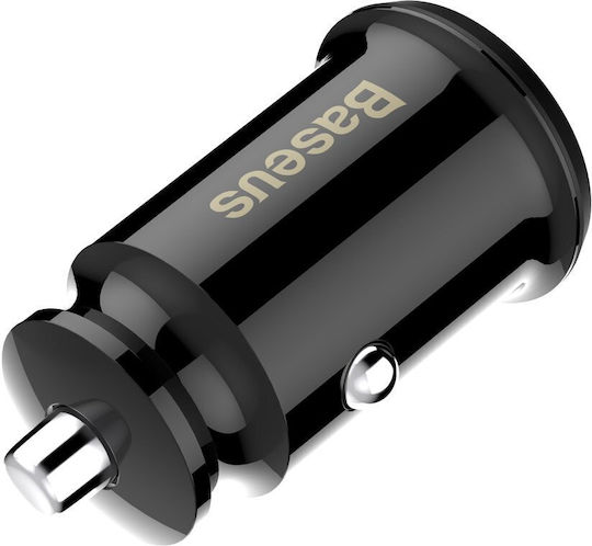 Baseus Auto-Ladegerät 10W 3.1A mit Anschlüssen: 2xUSB Schwarz Farbe