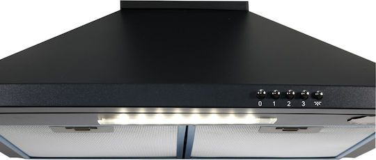 Hausberg Chimney Vent Hood 60cm Black