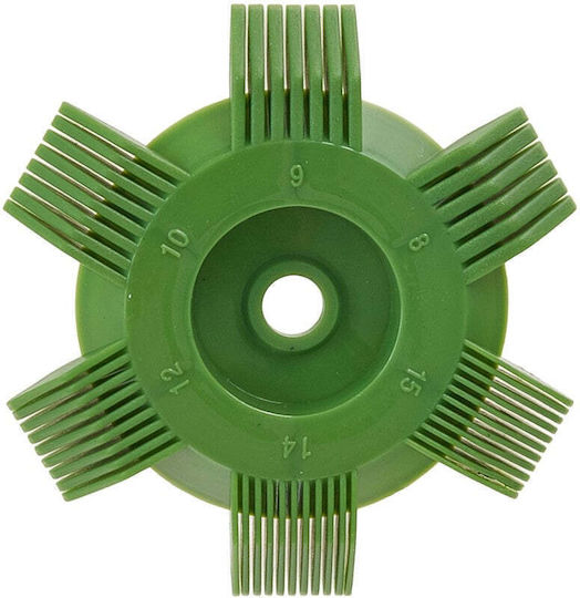 Set de Unelte pentru Îndreptat Aripioarele Radiatorului și Condensatorului Geko 6 Piepteni de Dimensiuni Diferite Mâner Ergonomic