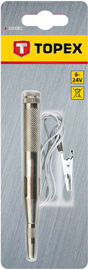 Auto-Spannungstester 6-24V 115mm Topex 39D081