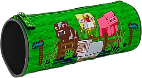 Minecraft Κασετίνα Βαρελάκι Πολύχρωμη