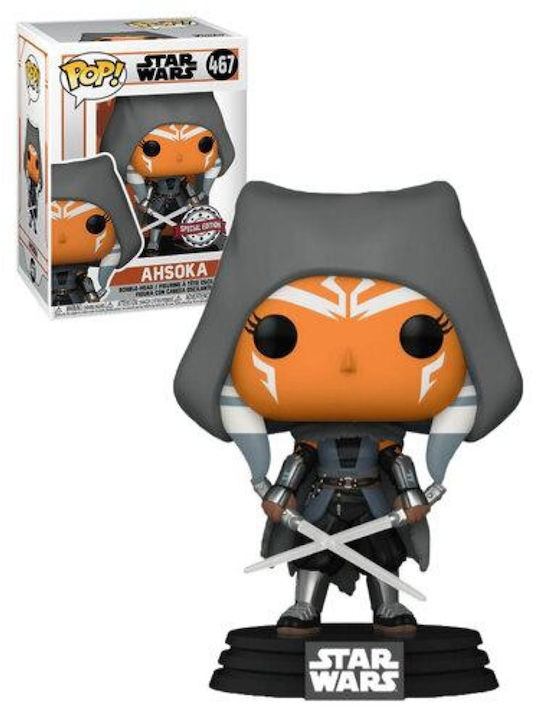 Funko Pop! Filme: Star Wars: Der Mandalorianer - Ahsoka (Hooded) (Kapuzen-) 467 Wackelkopf Sonderausgabe