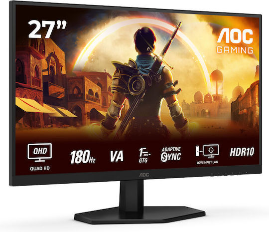 AOC Q27G42XNE VA HDR Monitor 27" QHD 2560x1440 180Hz με Χρόνο Απόκρισης 1ms GTG