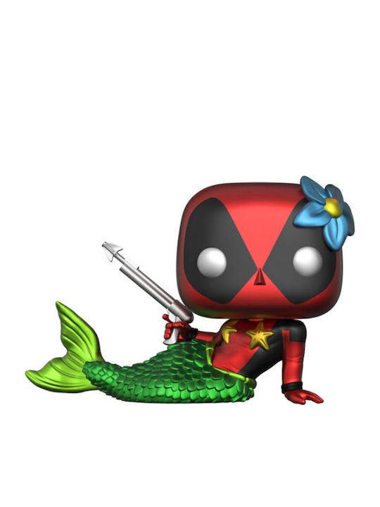 Funko Pop! Tees Marvel: Deadpool - Mermaid Deadpool (Mittel) (L) 321 Sonderausgabe