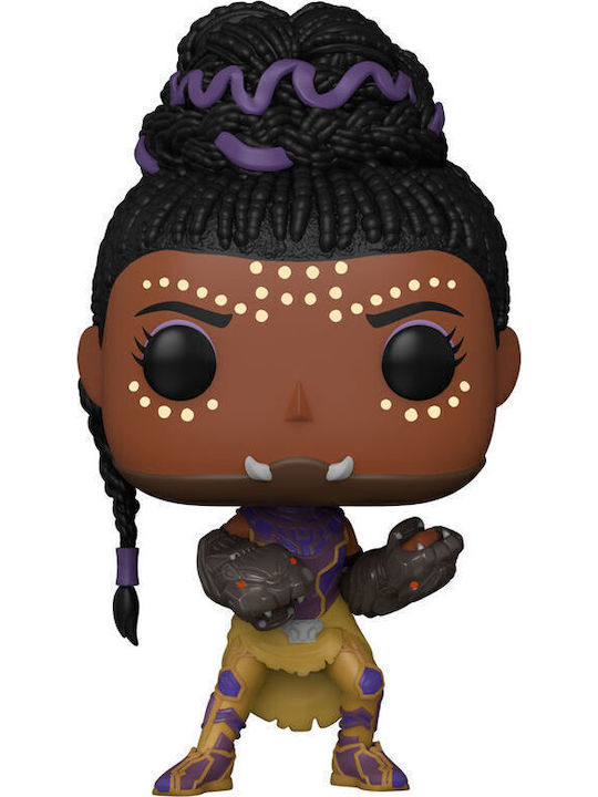 Funko Поп! Tees Marvel: Черната пантера - Shuri (S) - Фигурка Фънко (С) Люлееща се глава & Свети в тъмното Специално издание