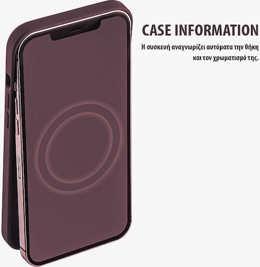 Idol 1991 Velvet Back Cover Silicon Plum (iPhone 16 Pro Max)