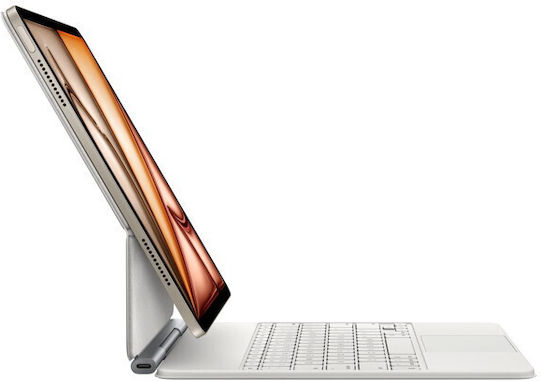 Apple Magic Keyboard Flip Cover Ελληνικά Λευκή (iPad Air 13" 2024/2025/2026)
