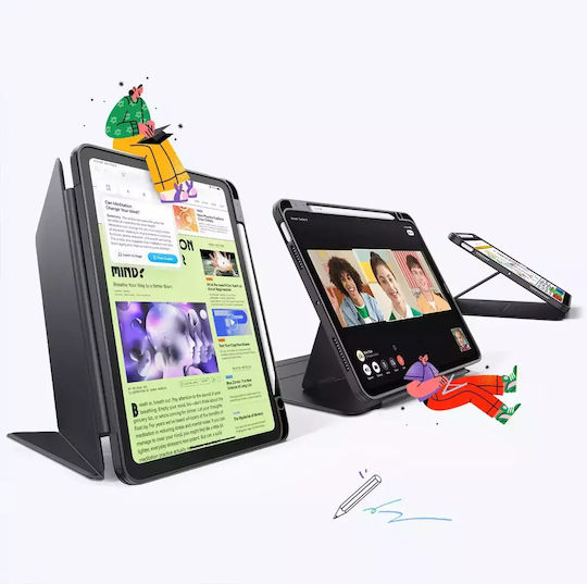ESR Hybrid Klappdeckel Schware (iPad Air 4 (2020) / Air 5 (2022) / Air 11 (2024) / Air 11 (2025))