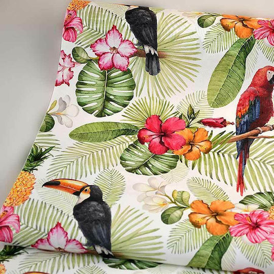 Kappa Decor Decoration Fabric Artificial Leather 45x500cm Tropical - ''''