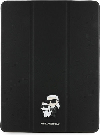 Karl Lagerfeld Karl & Choupette Flip Cover Μαύρη (iPad Air 13" 2024)