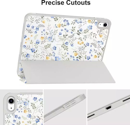 Tech-Protect SC PEN Flip Cover Spring Flowers (iPad 10.9” (2022), iPad 11” (2025))