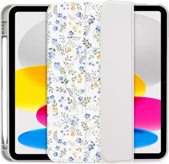 Tech-Protect SC PEN Flip Cover Spring Flowers (iPad 10.9” (2022), iPad 11” (2025))