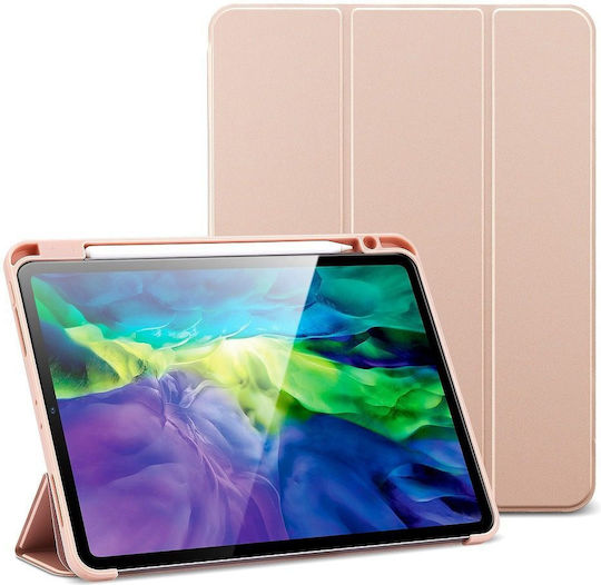 ESR Rebound Pencil Flip Cover Ροζ Χρυσή (iPad Pro 2020 12.9")