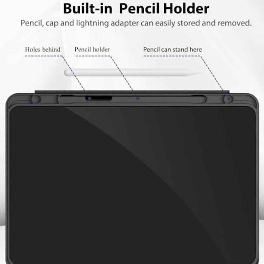 Techsuit Holder Klappdeckel Schware (Redmi Pad SE 8.7")