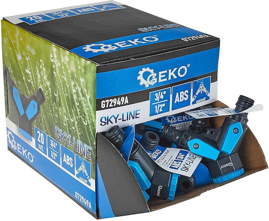 Sky-line 2-way Connector Set Reducer From 3/4" To 1/2" 20 Pieces Geko G72949a