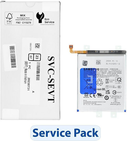 Samsung EB-BA546ABY Μπαταρία Αντικατάστασης 4905mAh για Samsung Galaxy A25, A34, A54, A55; SM-A256B, SM-A346B, SM-A546B, SM-A556B