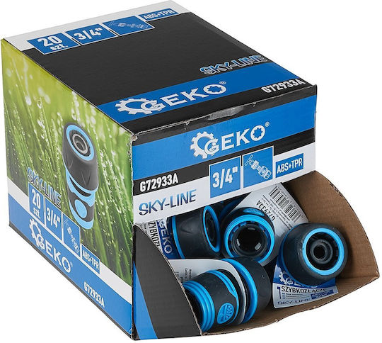 Sky-line Hose Connector Set 3/4" 20 Pieces Geko G72933a