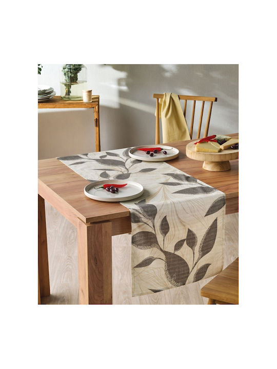 Kentia Ράνερ Σετ 2τμχ Felce Beige-grey 45x140εκ.