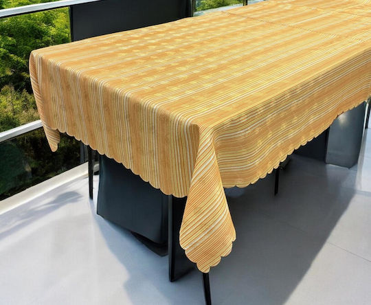 Linea Home Τραπεζομάντηλο Αλέκιαστο Sunny Μπεζ 160x220εκ.