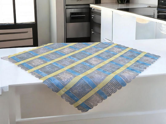 Linea Home Față de masă Rezistent la pete Sunflower Benzină 85x85cm