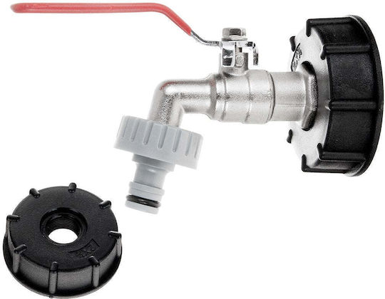 Ibc S60 X 6 Adapter Set 3/4 Inch Tap 1 Inch External Thread Hose Coupling Geko G70184
