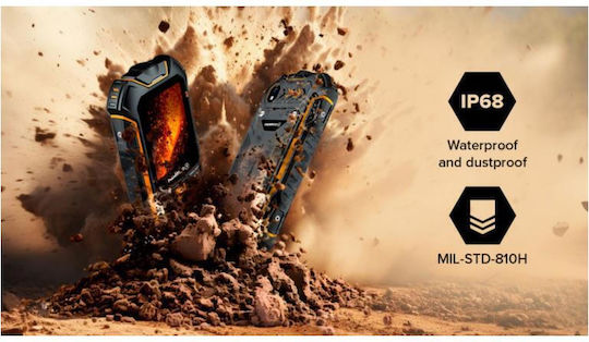 Hammer Boost 2 LTE Dual SIM Ανθεκτικό Κινητό με Κουμπιά Μαύρο