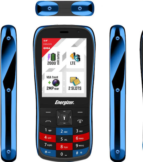 Energizer E284S Dual SIM Κινητό με Κουμπιά Μαύρο