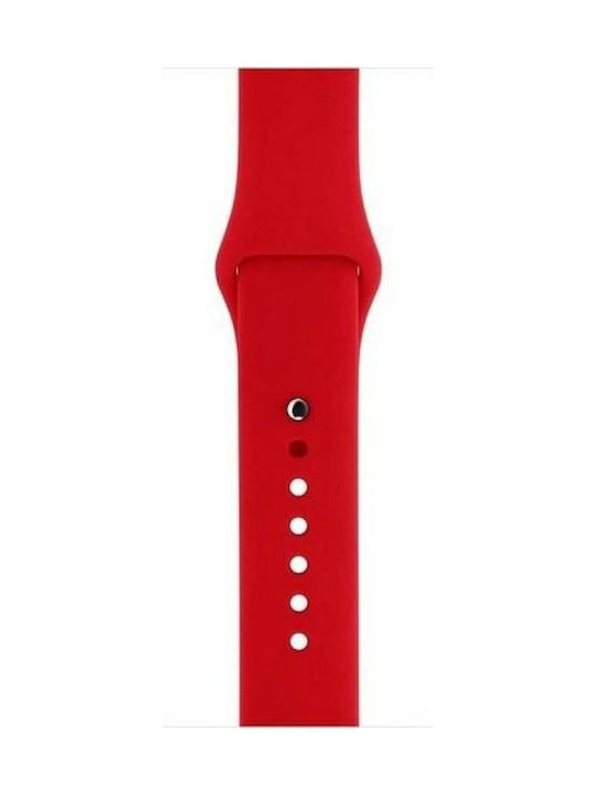 Mercury Каишка Силикон Червен (Apple Watch 38/40/41/42mm)