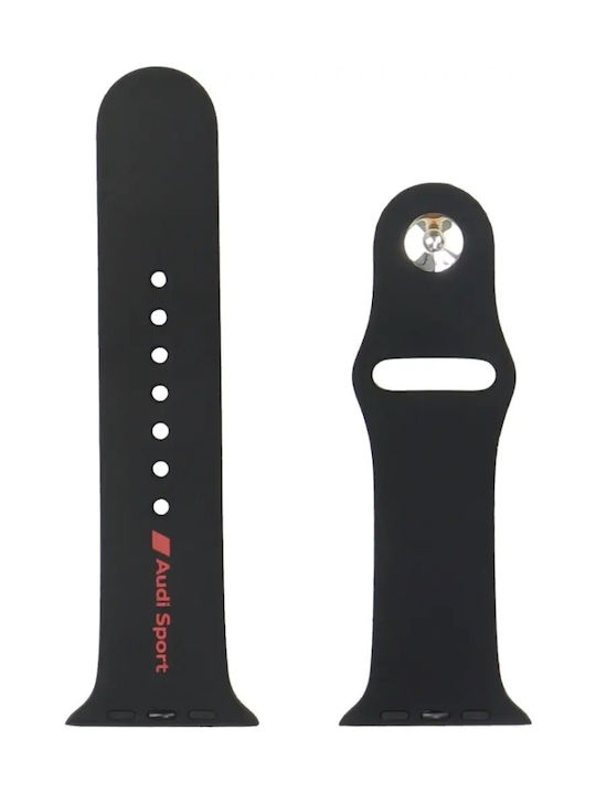 Audi Strap Silicone Black (Apple Watch 44 / 45 / 46 / 49 mm)